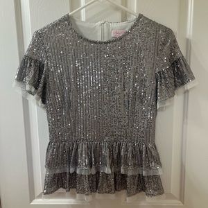 Sequin Shirt - M